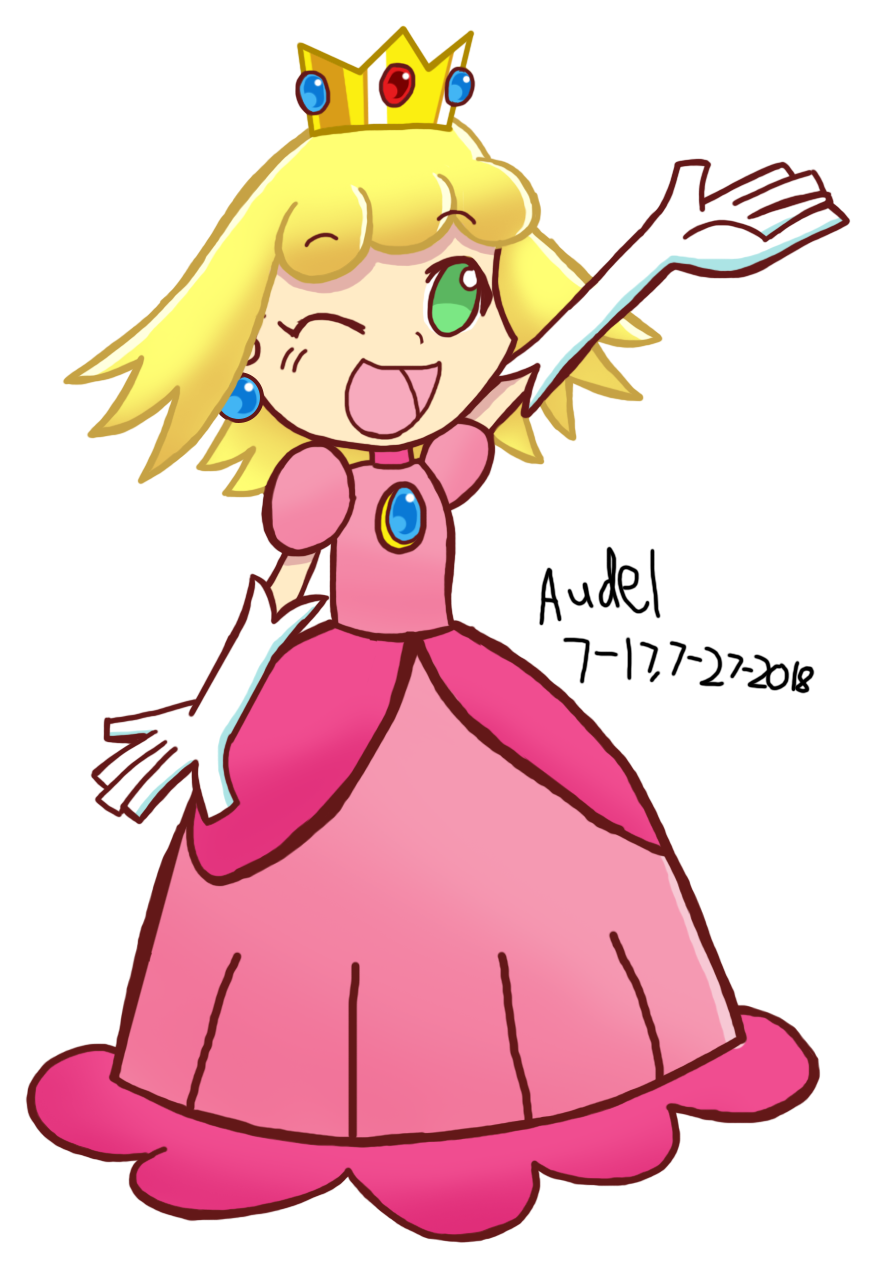 Amitie As Peach By Mamonstar761 Amitie As Peach By - Cartoon (947x1311)