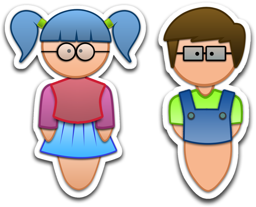 School Divisions Nerd Kids By Patrickmolaer - Child (900x866)