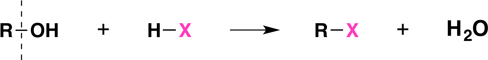 Conversion Of Alcohols Into Alkyl Halides - Sign (1916x284)