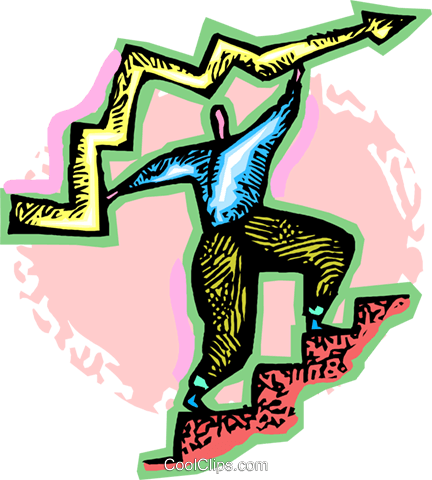 Businessman Having Success Royalty Free Vector Clip - Businessman Having Success Royalty Free Vector Clip (432x480)