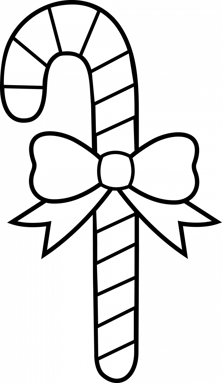 Black And White Line Drawing Christmas At Getdrawings - Christmas Candy Cane Drawing (728x1256)