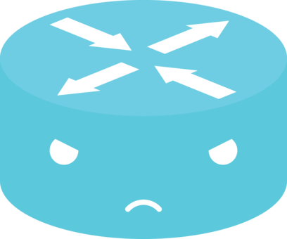 Emoticon Router Computer Icons Smiley Emoji - Router Gns3 (408x340)