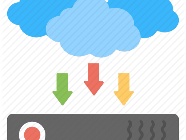 Cloud Server Clipart Backup - Server (640x480)