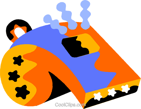 Whistle Royalty Free Vector Clip Art Illustration - Whistle Royalty Free Vector Clip Art Illustration (480x374)