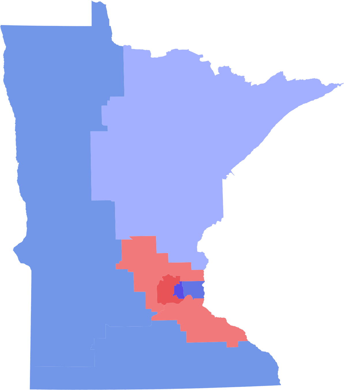 2014 United States House Of Representatives Elections - Crow Wing River On Minnesota Map (1200x1440)