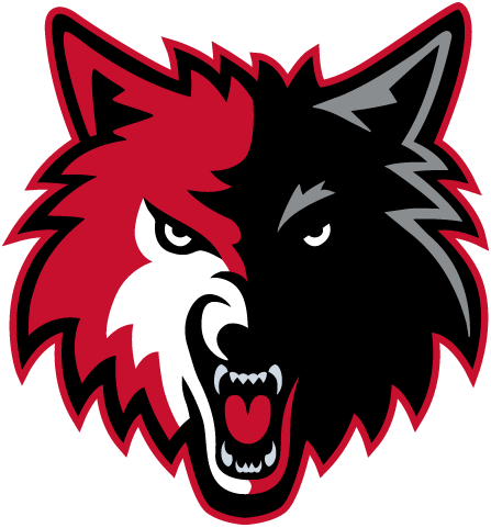 Mt Clemens Timberwolves Clipart Minnesota Timberwolves - Minnesota Timberwolves Logo Red (447x481)
