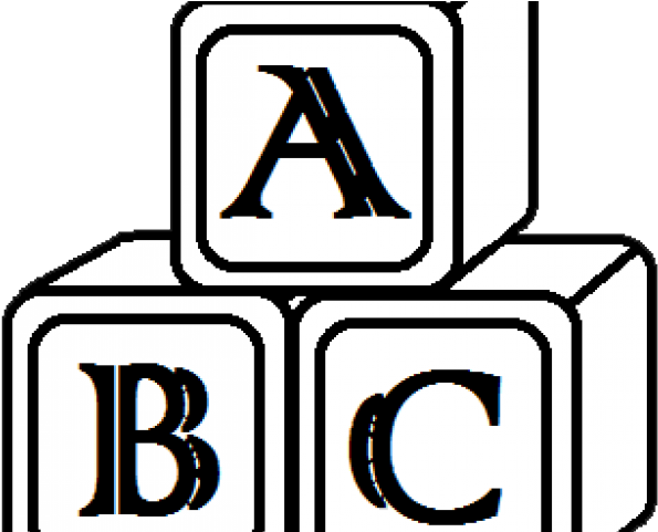 Abc Blocks Clipart - Clip Art (640x480)