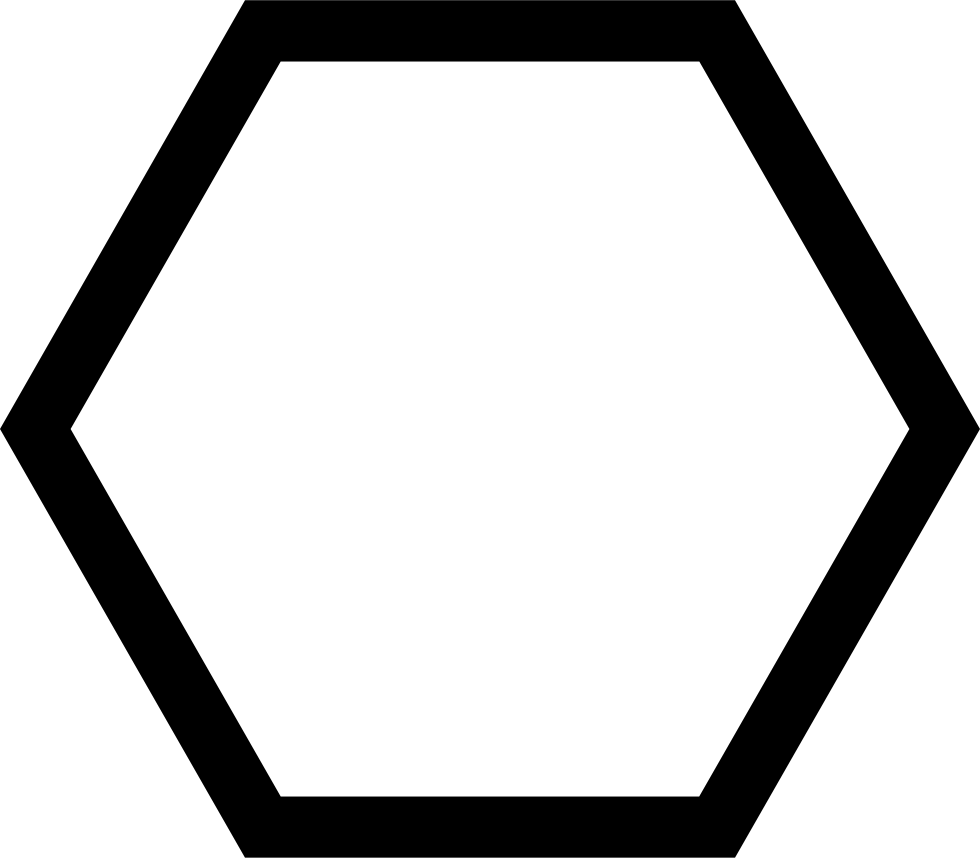 Hexagon Shape Blocks Shapes Transprent - Security Cameras Black And White Logo (980x858)