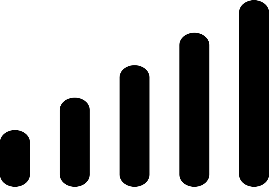 Volume Bar Vector Clipart Encapsulated Postscript - Icono Cobertura (900x626)