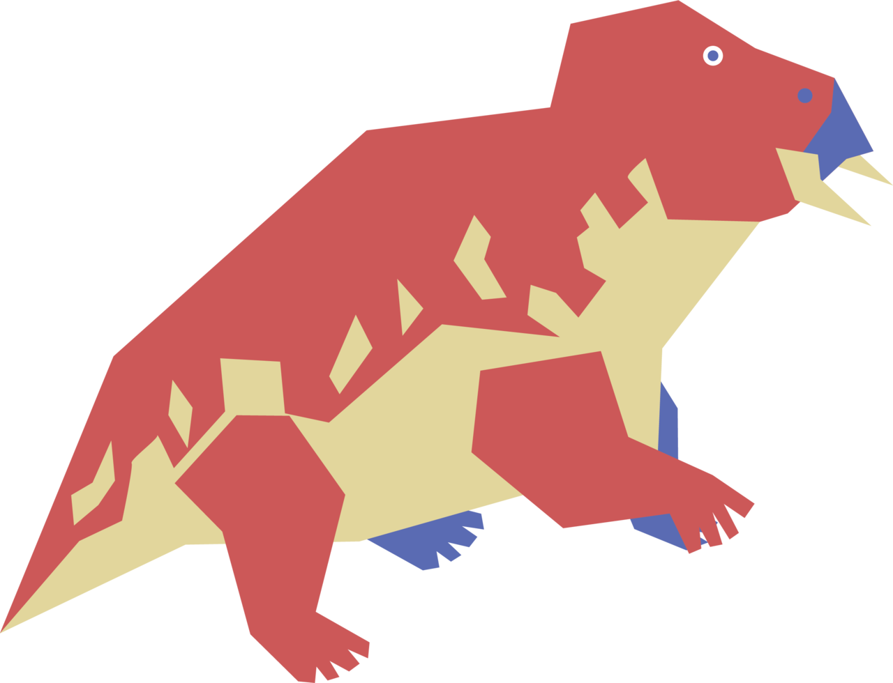 Placerias Is Today's Vector Animal Dicynodonts Were - Illustration (1280x980)