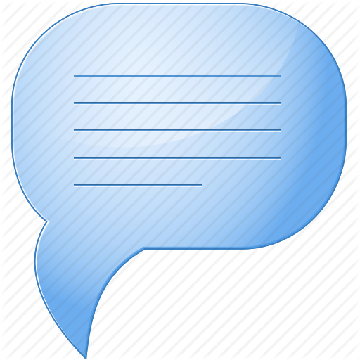 Message Clipart Message Bubble - Information (512x512)
