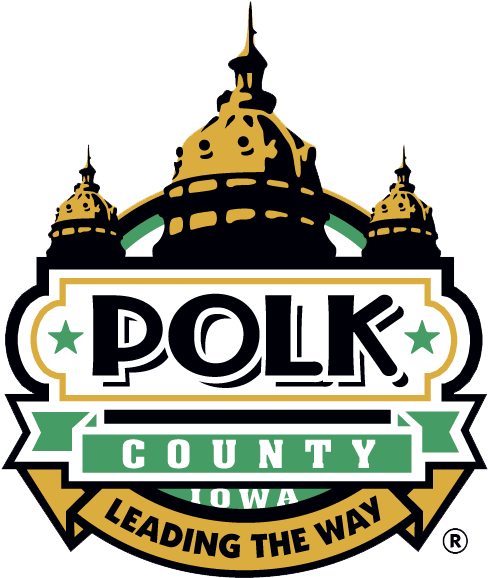 The Award-winning Volunteer Program Is Sponsored By - Polk County Iowa Logo (500x600)