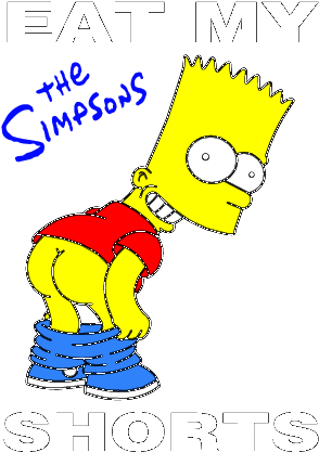 The Simpsons Clipart Eating - The Simpsons Clipart Eating (307x436)