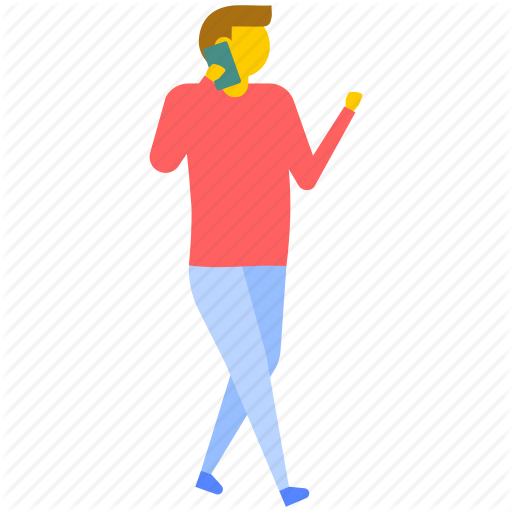 Clip Art Library People Standing And Talking Png Best - Mobile Phone (512x512)