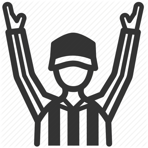 Referee Clipart Touchdown Png Transparent Touchdown - American Football Referee Png (512x512)