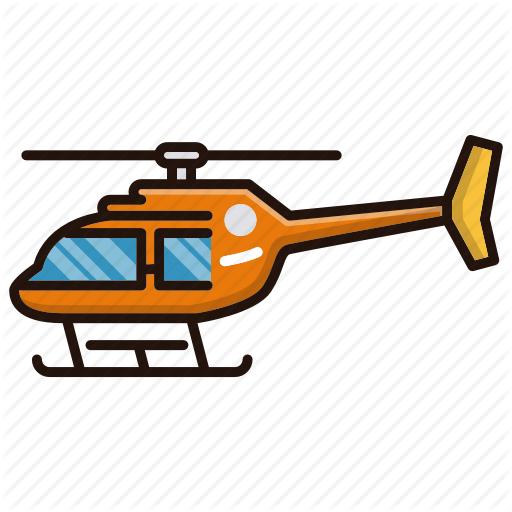 Transportation Clipart Helicopter - Icon (512x512)
