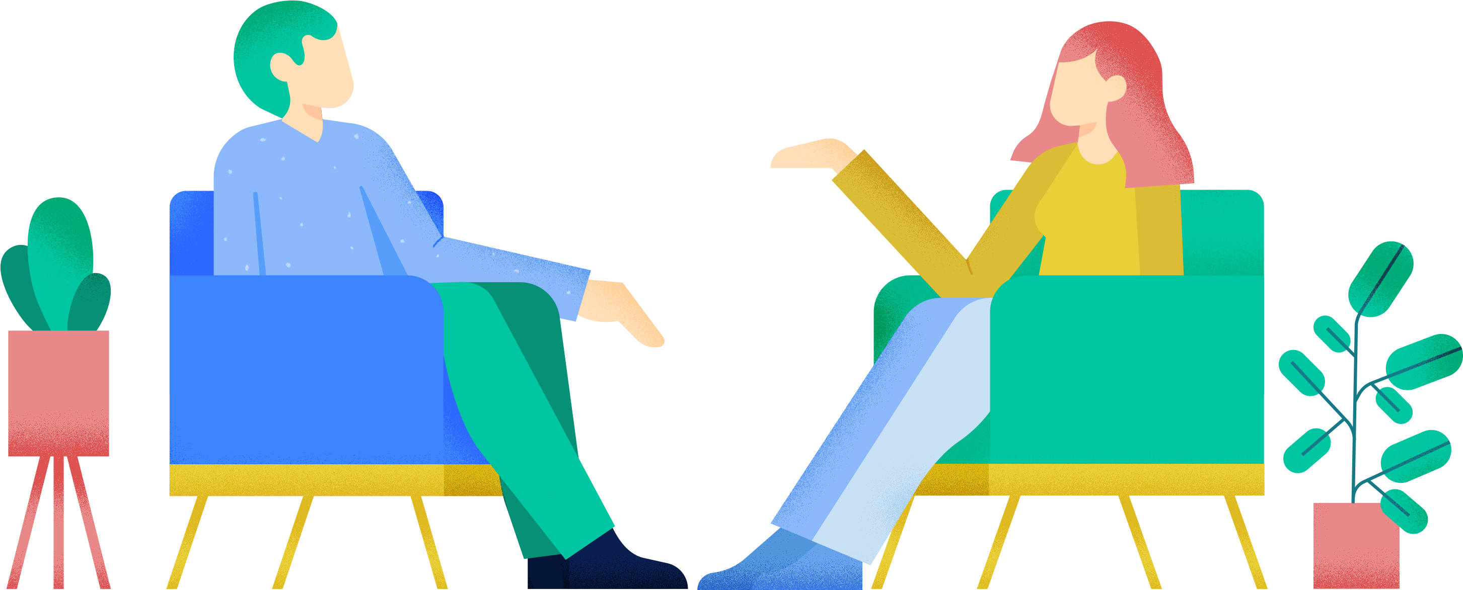 B2b Clipart Role Conflict - Sitting (3000x1500)