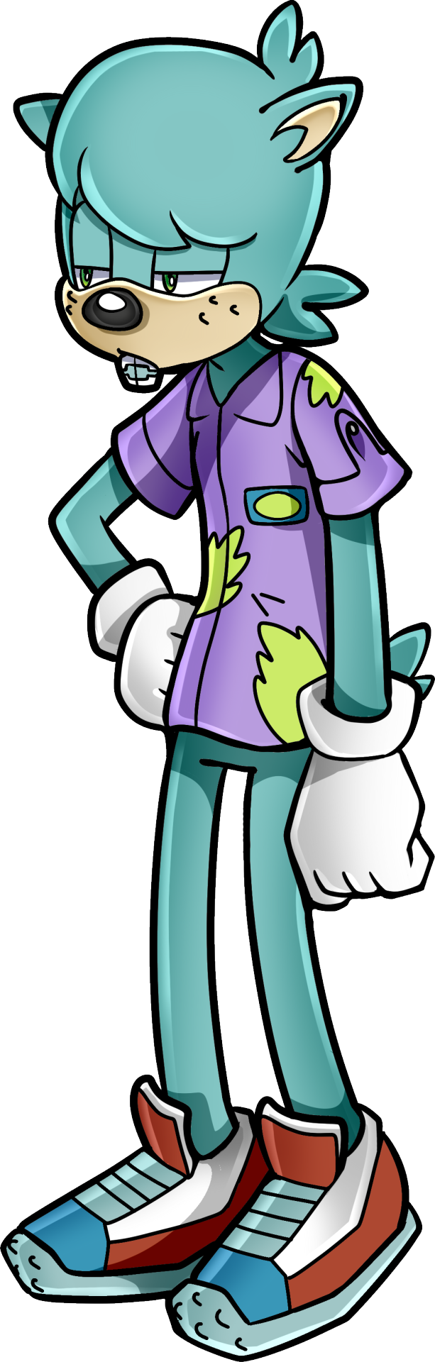 I Made Some Of The Sonic Boom Recurring Characters - Dave The Intern (613x1920)