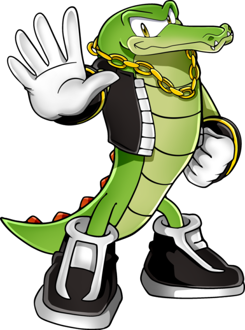 Bolt Vector Line Art - Sonic The Hedgehog Vector The Crocodile (500x673)