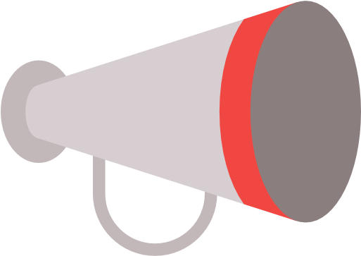 /callmenow - Transparent Background Loudspeaker Clipart (512x512)