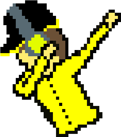 Dab Boi - Dab En Pixel Art (580x500)