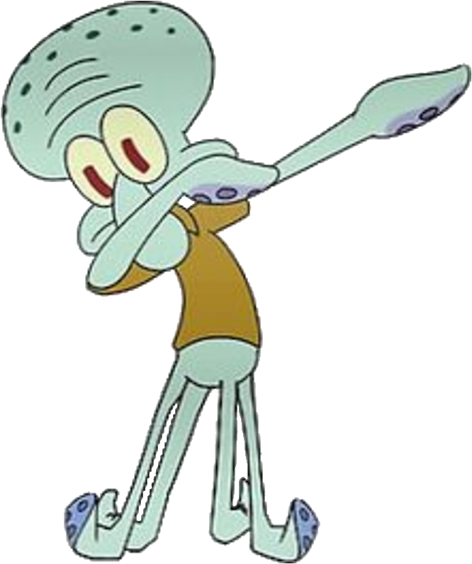 Spongebob Squarepants Squidward By - Squidward Dab Wallpaper Iphone (666x796)
