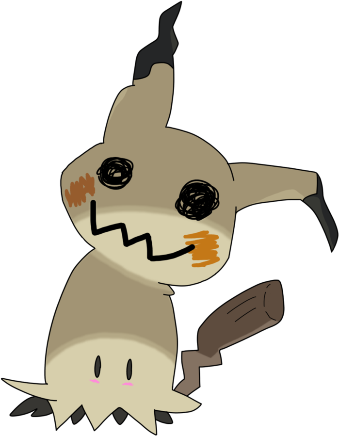 Mimikyu By Horsecup On Deviantart - Hình Ảnh Pokémon Vùng Alola (821x973)