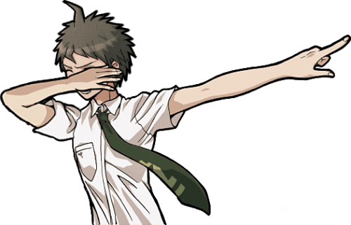Image People Dabbing, Hinata, Fandoms, Anime, Swag, - Danganronpa Dab (500x321)