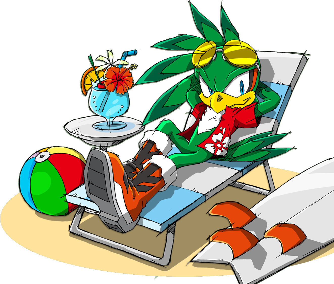 Sonic Predator Hawk Png Banner Library Download - Sonic The Hedgehog (1371x1137)