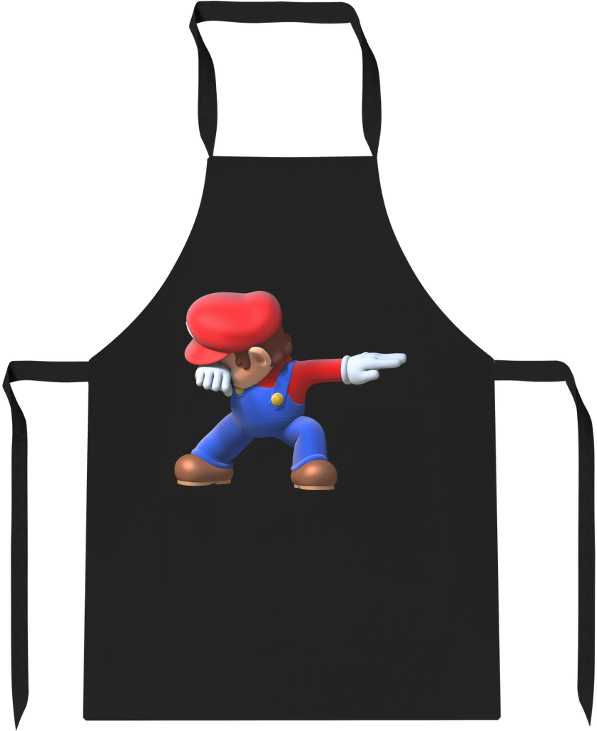 Mario Dab ﻿premium Jersey Apron - Kitten Apron Bacon (1024x1024)