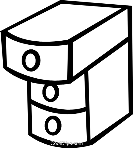 Dresser Drawers Royalty Free Vector Clip Art Illustration - Dresser Drawers Royalty Free Vector Clip Art Illustration (431x480)