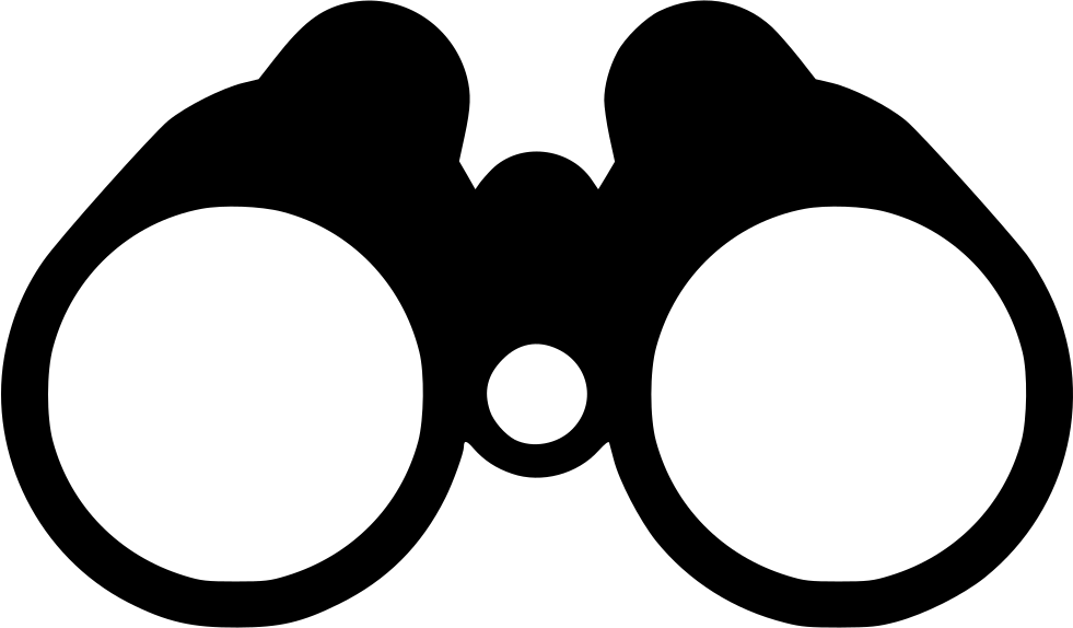 Binoculars Clipart Png - Transparent Background Binoculars Clipart (981x574)