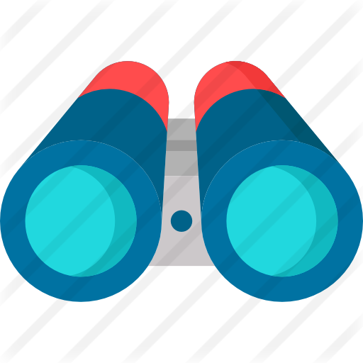 Binoculars Free Icon - Circle (512x512)