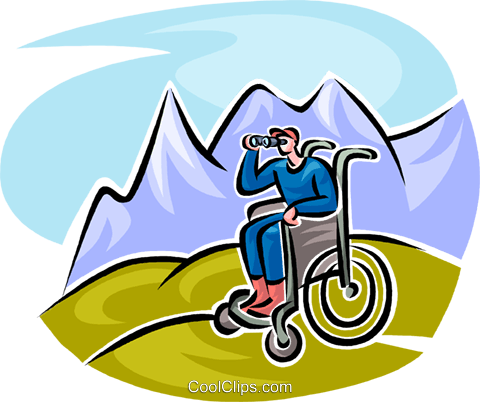 Looking Through Binoculars Royalty Free Vector Clip - Looking Through Binoculars Royalty Free Vector Clip (480x402)
