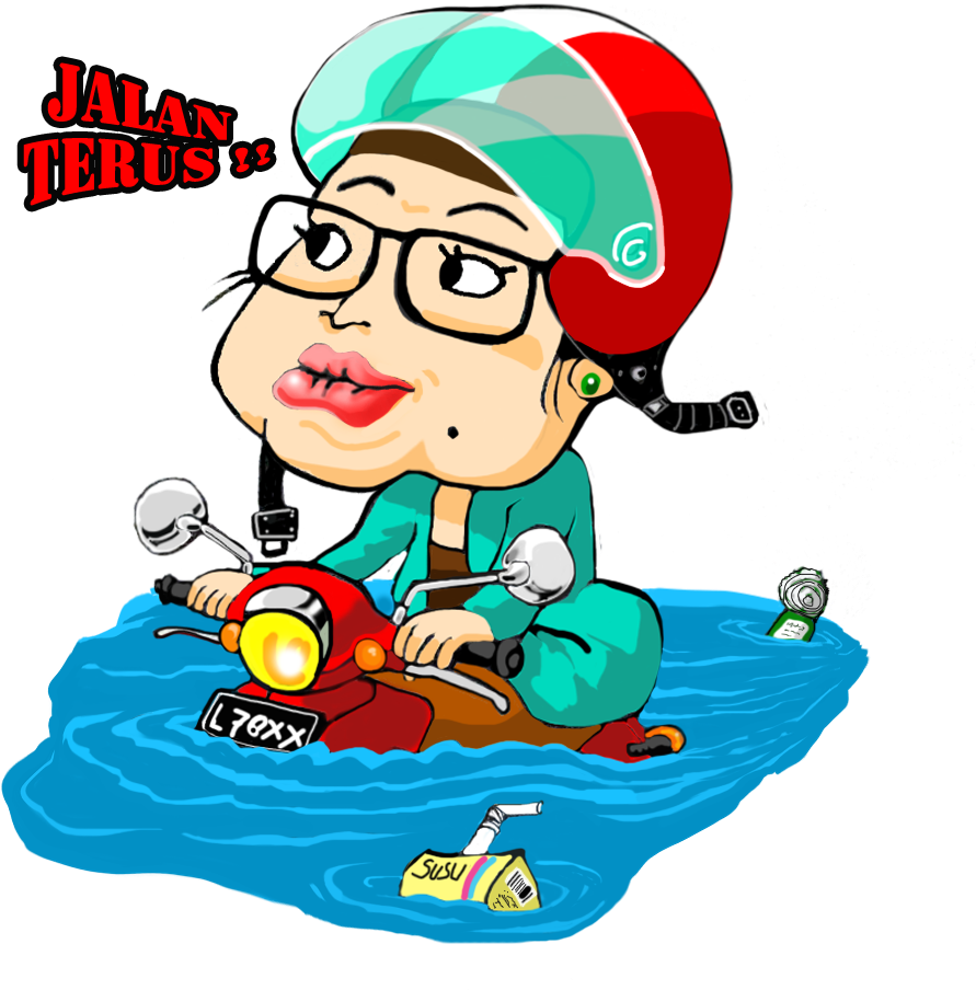 Behavior Of "emak" Grandmothers, Behavior, Behance - Cartoon (1000x1000)