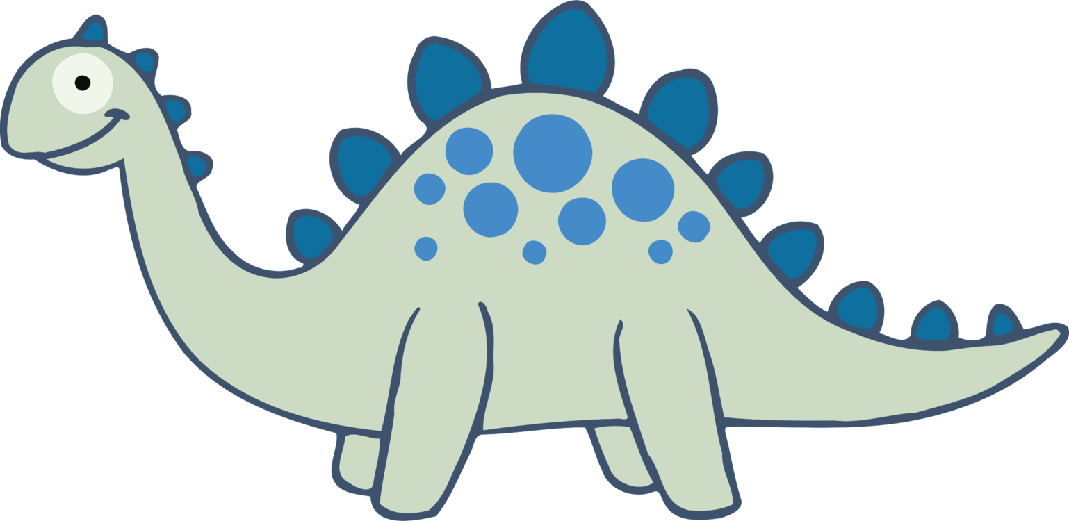 Tyrannosaurus Download Jurassic Free - Stegosaurus Cartoon Dinosaur Png (1538x750)