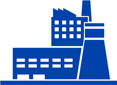 A Factory Icon - Industrial Plant Vector (400x400)