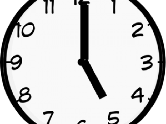 Five Clipart Clock - Clock With No Hands (640x480)