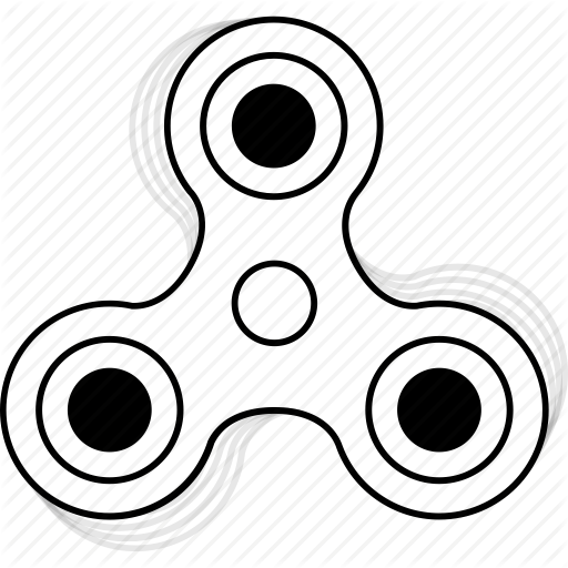 Spin Vector Spinner Png Royalty Free Stock - Fidget Spinner Icons (512x512)