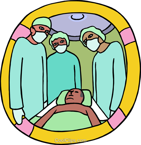 Physicians With Patient Royalty Free Vector Clip Art - Physicians With Patient Royalty Free Vector Clip Art (466x480)