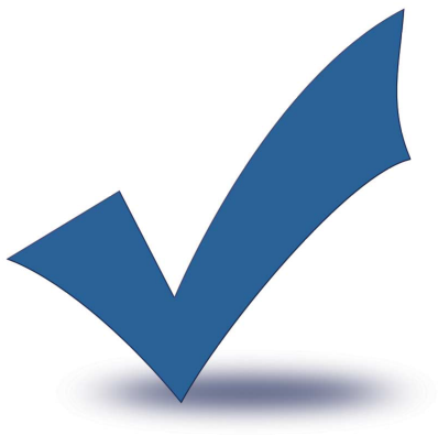 Approval And Peer Review - Teal Check Mark Png (432x417)