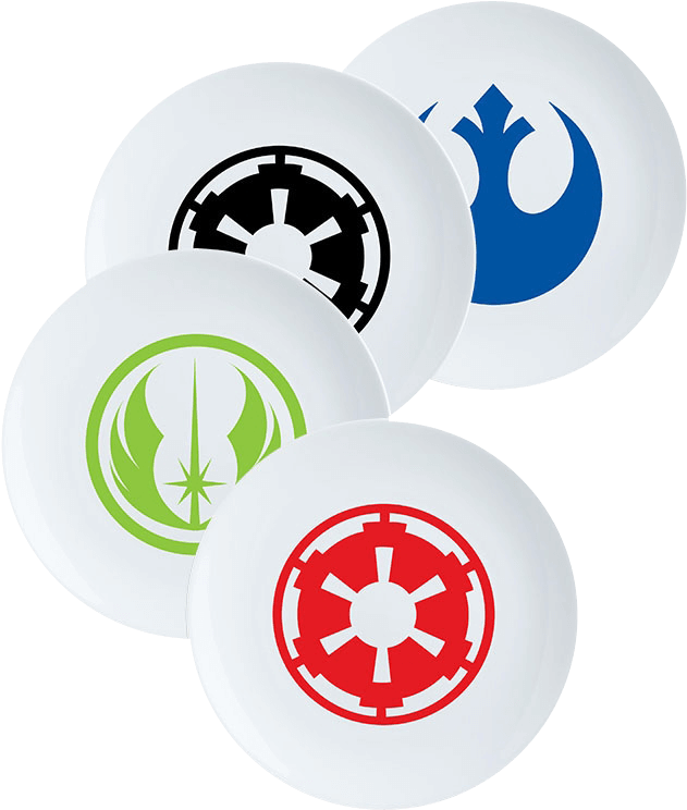 Plate Clipart Salad Plate - Star Wars: Ceramic Side Plate Set (757x757)