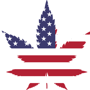Scientists In U - American Flag Pot Leaf (360x360)