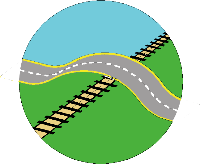 Railway Overbridge Clipart (655x550)