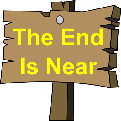 At the end of something. The end. эмодзи end. the end картинка для детей. the end надпись.