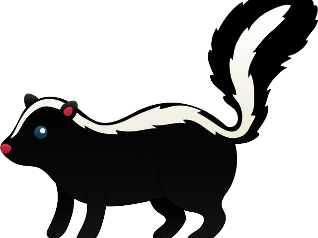 End Clipart Cute - Skunk Clipart (640x480)