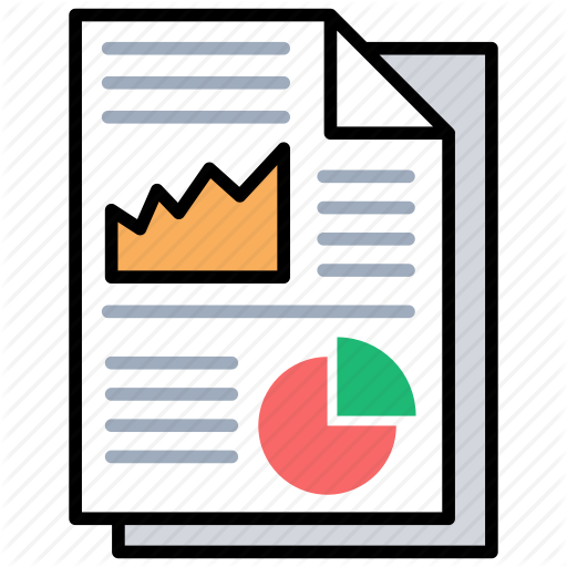 Statistics Clipart Royalty - Report (512x512)