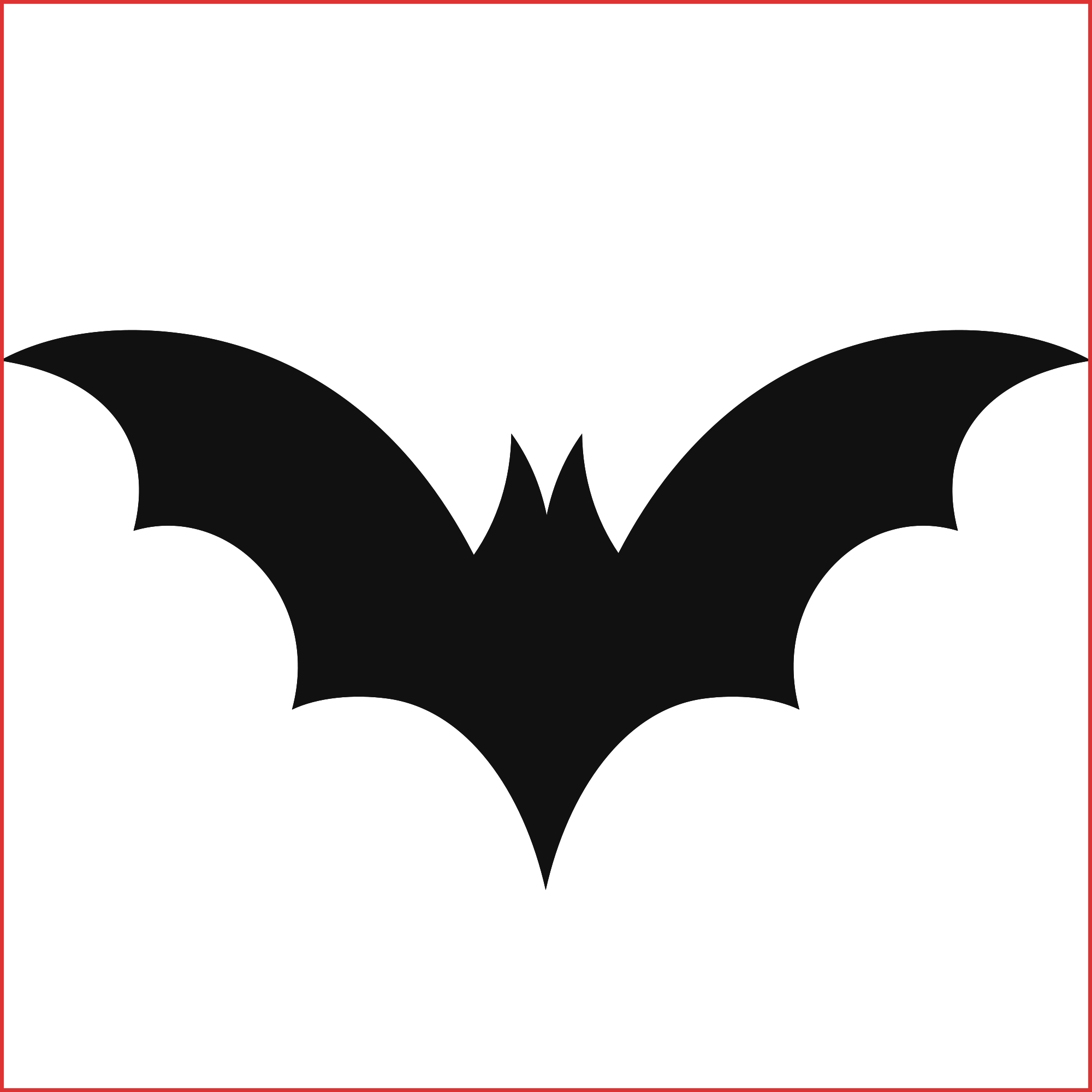 Plastic - Трафарет Летучей Мыши На Хэллоуин (2000x2000)