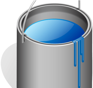Image Royalty Free Paint Bucket Clipart - Paint Can Transparent Background (450x300)