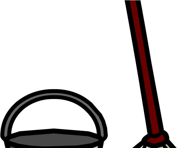 Bucket Clipart Mop Bucket - Mop And Bucket (640x480)